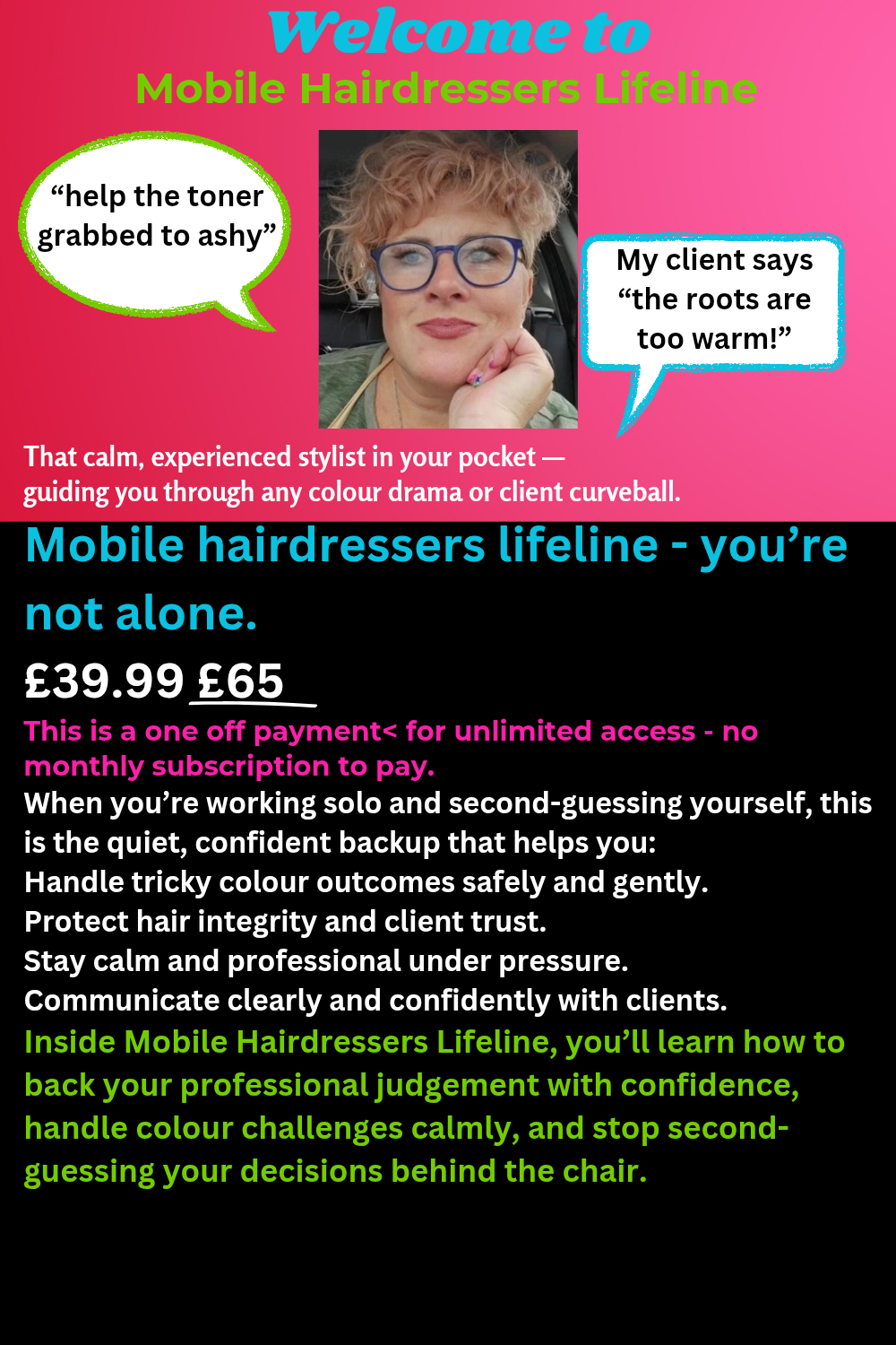 Mobile hairdressers Lifeline