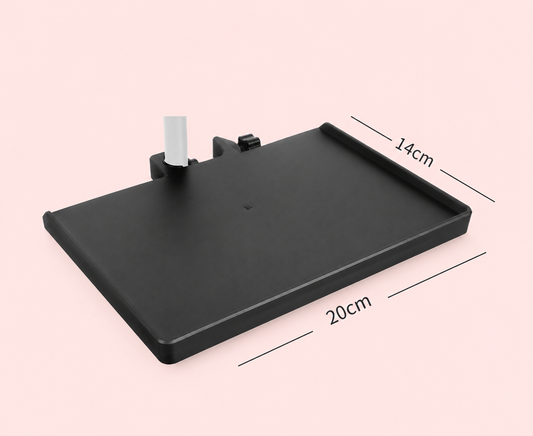 Larger size screw on trolley tray