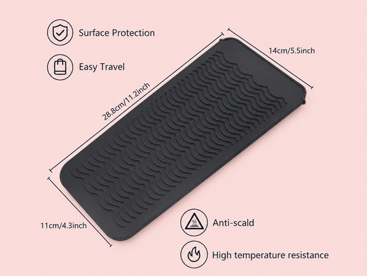 Silicone heat proof mat pouch