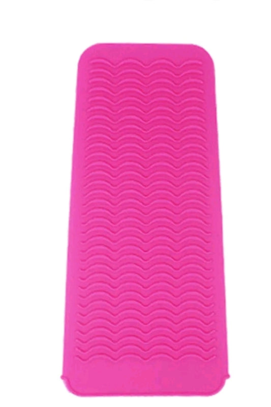 Pink heat proof silicone mat pouch